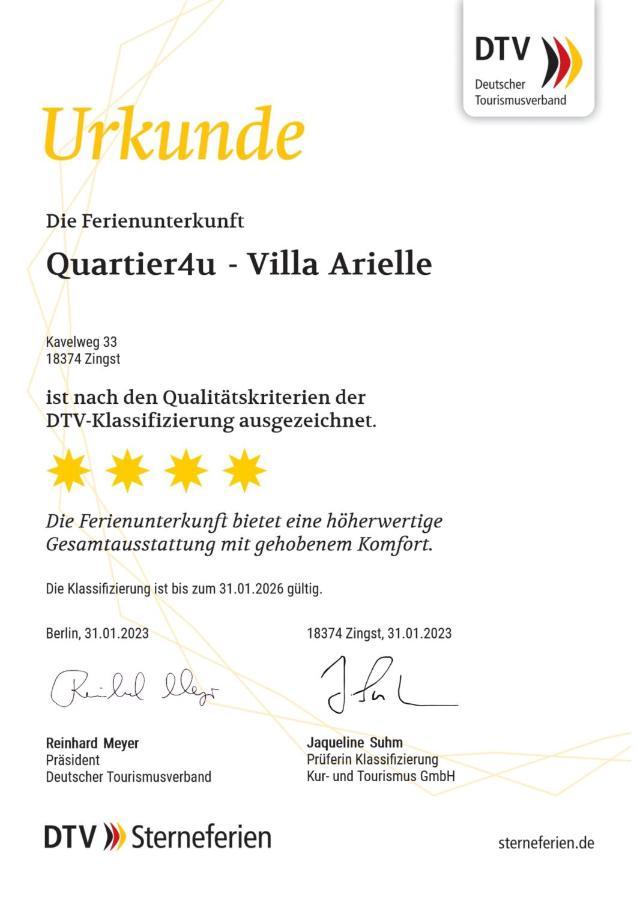 Quartier4U - 4 Sterne - Inklusive Eigene Bikebox Mit Strom - Waeschepaket - Power Wlan - Parkplatz # Bestpreisgarantie # Цингст Экстерьер фото